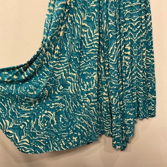 Sundance‎ Blue Boho Midi Dress A line - Picture 9 of 12